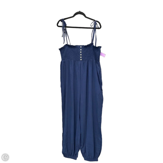 Jumpsuit By Cme In Navy, Size: Xxl