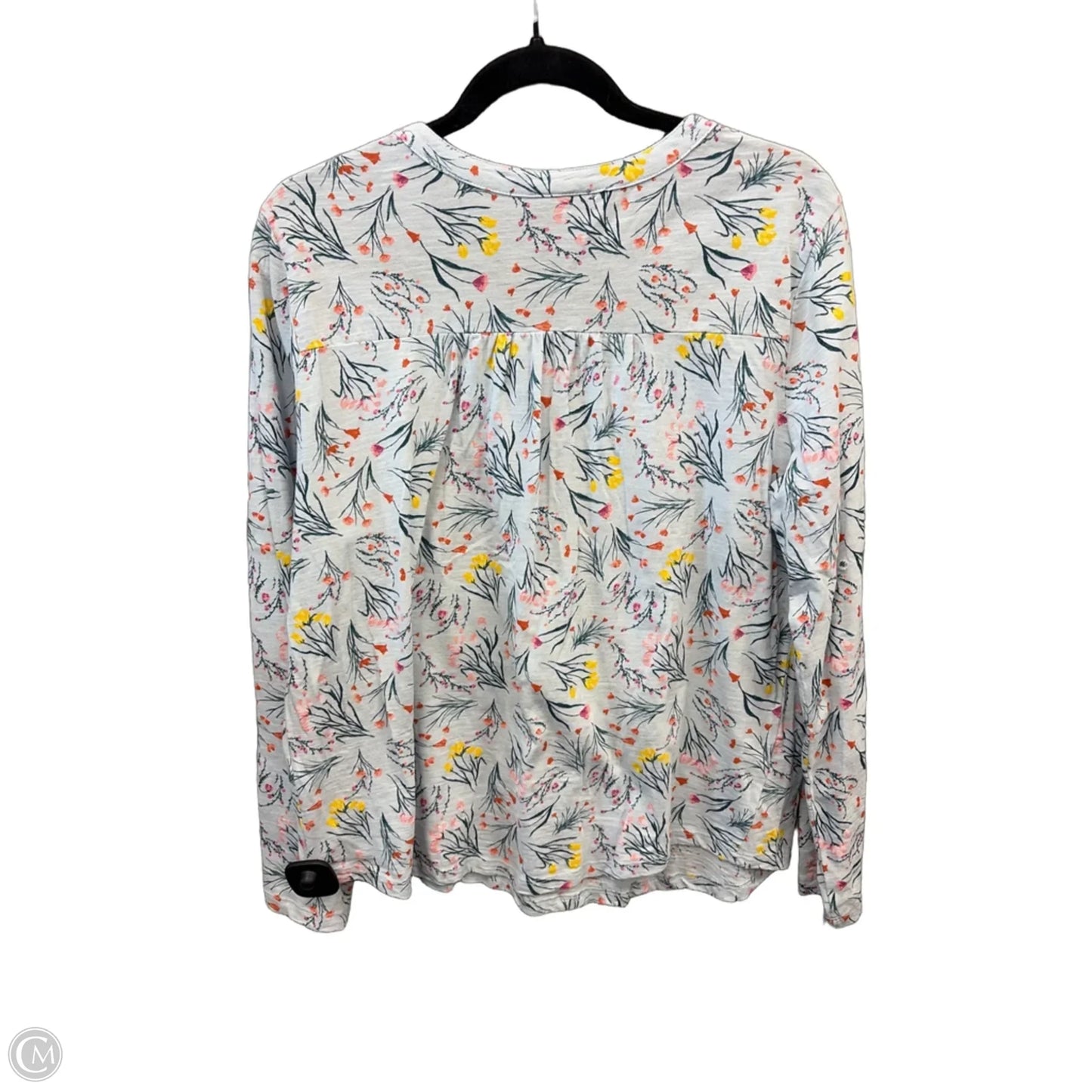 Top Long Sleeve By Style And Company In Blue, Size: Lp