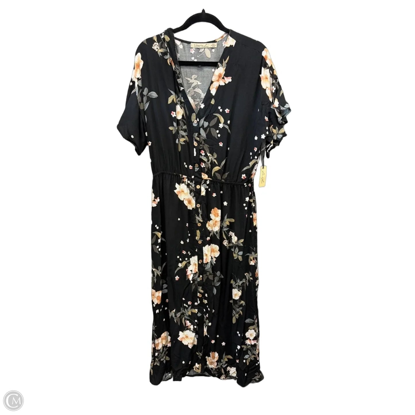 Dress Casual Maxi By Liberty Love In Black, Size: 2x