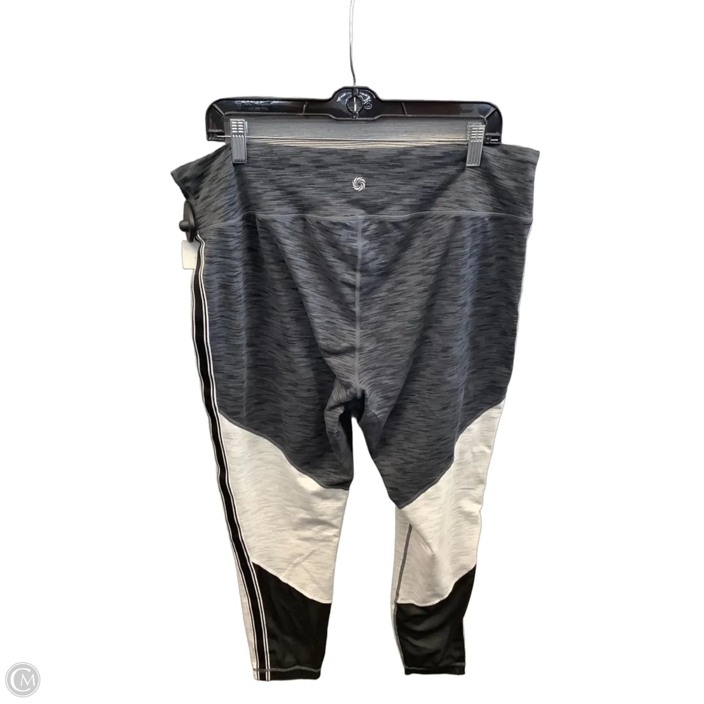 Athletic Leggings By Clothes Mentor In Grey, Size: 1x