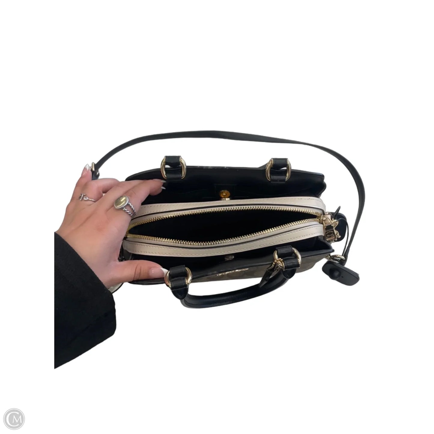 Handbag Designer By Coach, Size: Small