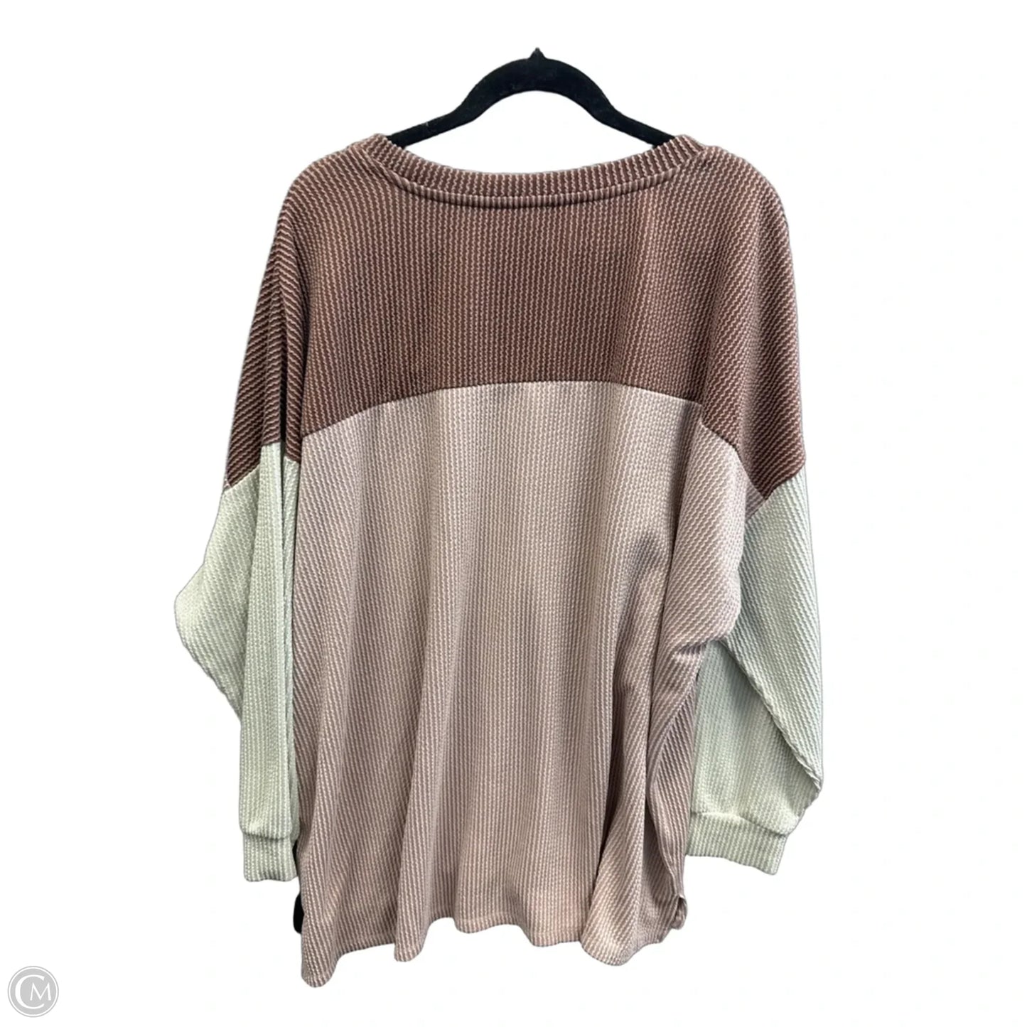 Top Long Sleeve By Maurices In Mauve, Size: 3x