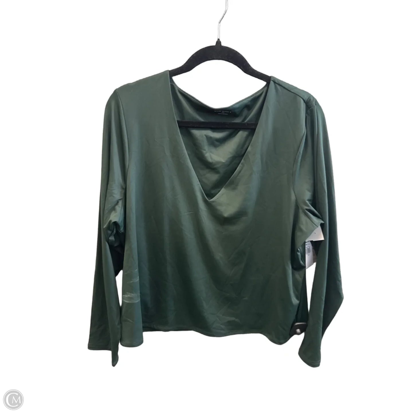 Top Long Sleeve By Old Navy In Green, Size: Xxl