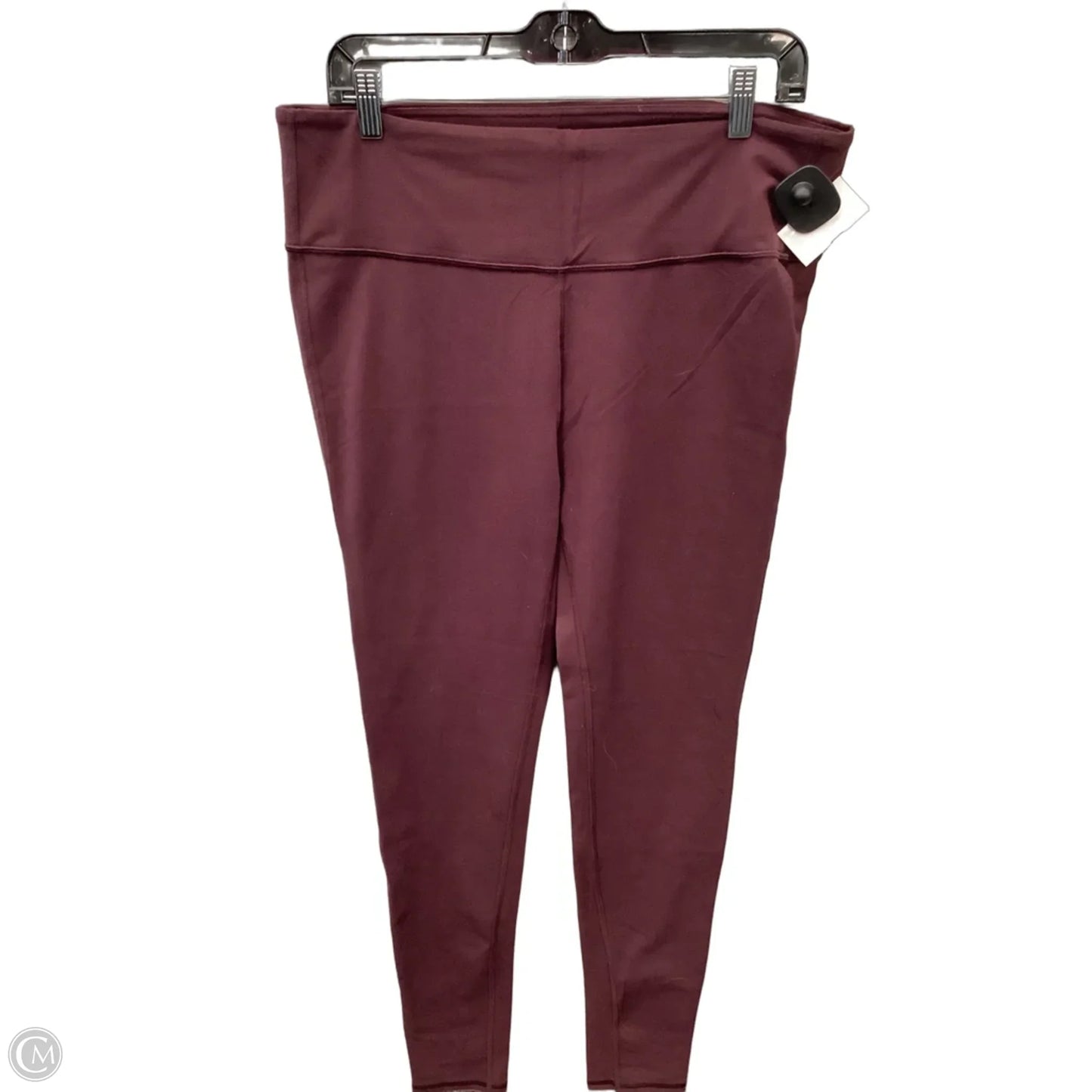 Athletic Leggings By Athleta In Maroon, Size: Xl