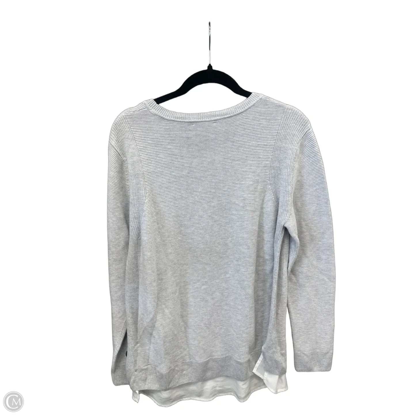 Sweater By Hilary Radley In Grey, Size: Xl