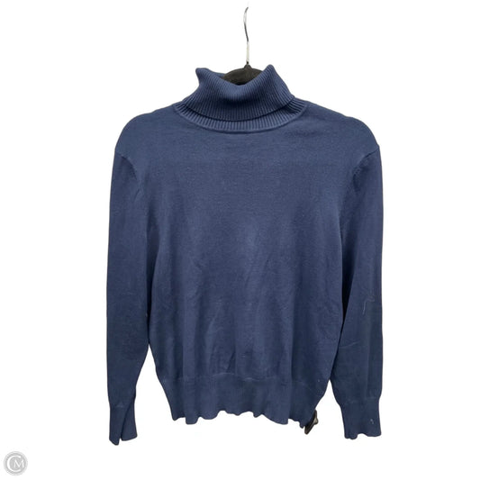 Top Long Sleeve By Time And Tru In Navy, Size: L