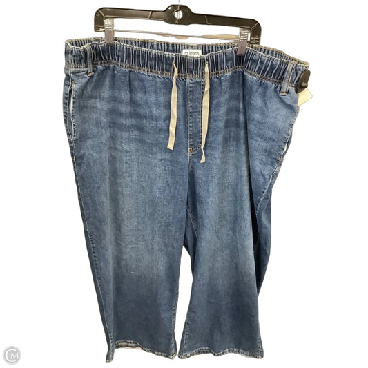 Jeans Wide Leg By Maurices In Blue Denim, Size: 24