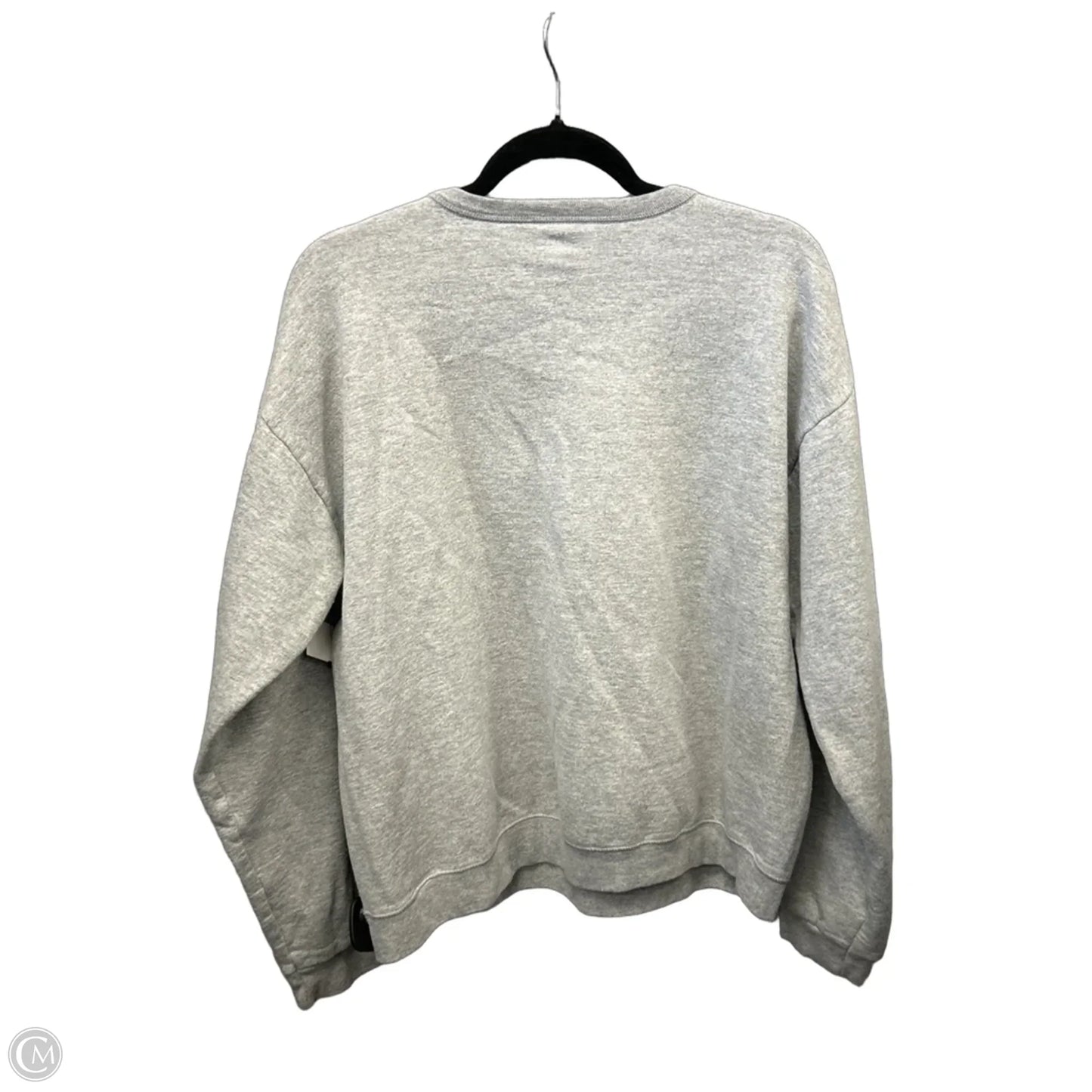 Sweatshirt Crewneck By Hanes In Grey, Size: L