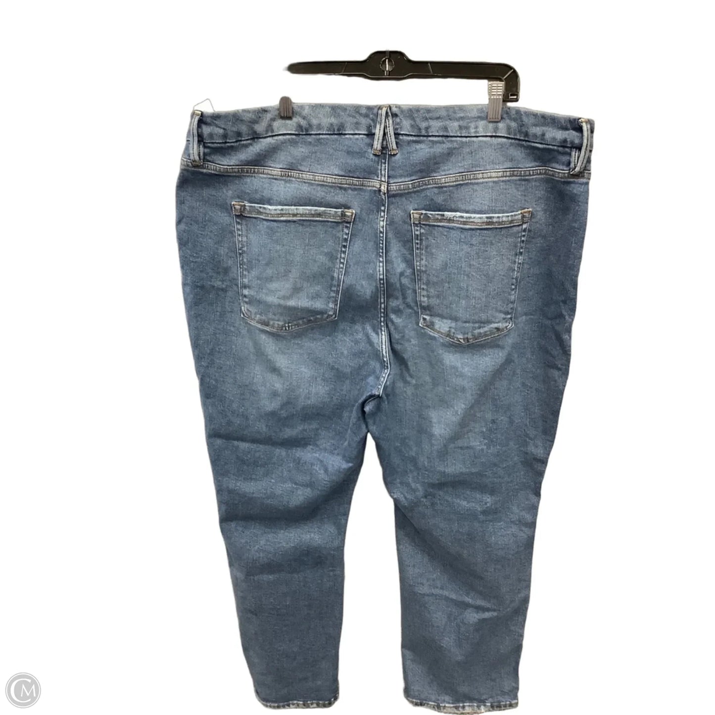 Jeans Straight By Good American In Blue Denim, Size: 26