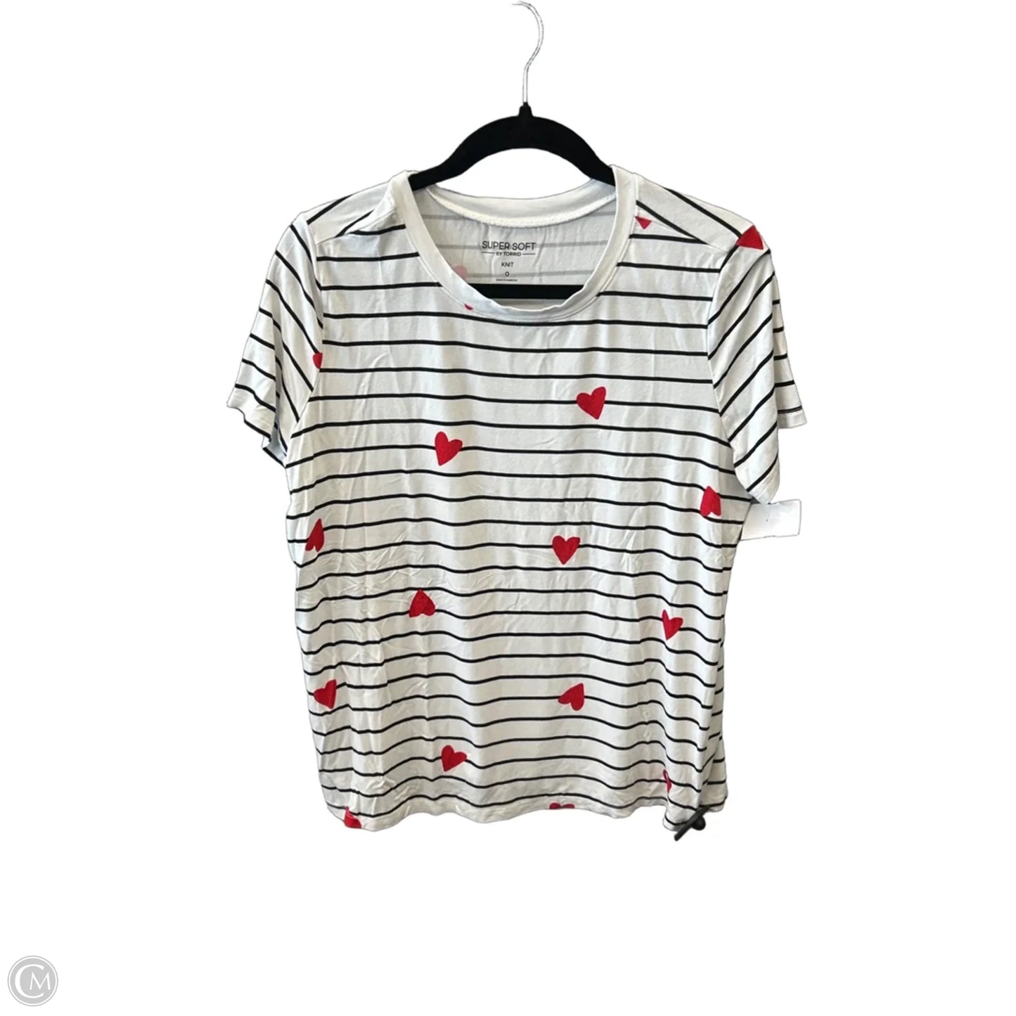 Top Short Sleeve By Torrid In White, Size: Xl