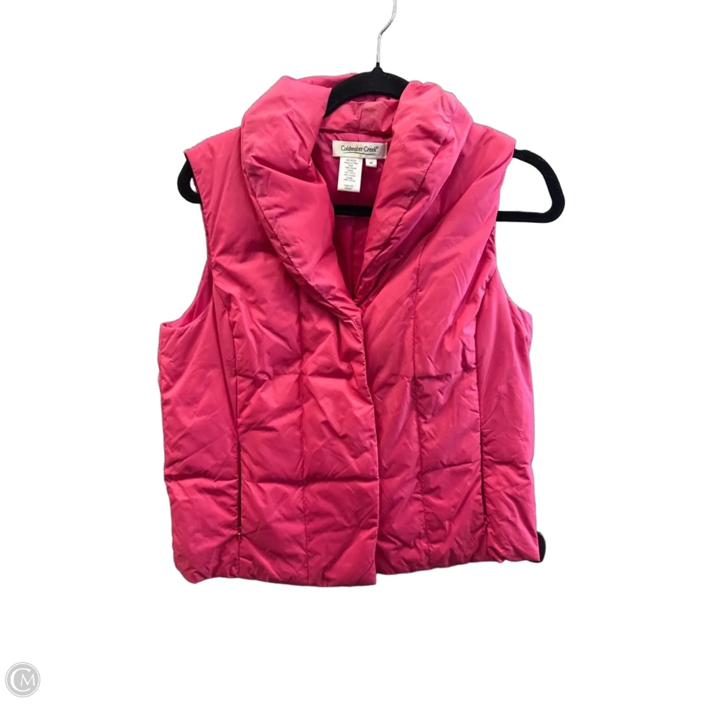 Vest Puffer & Quilted By Coldwater Creek In Pink, Size: M
