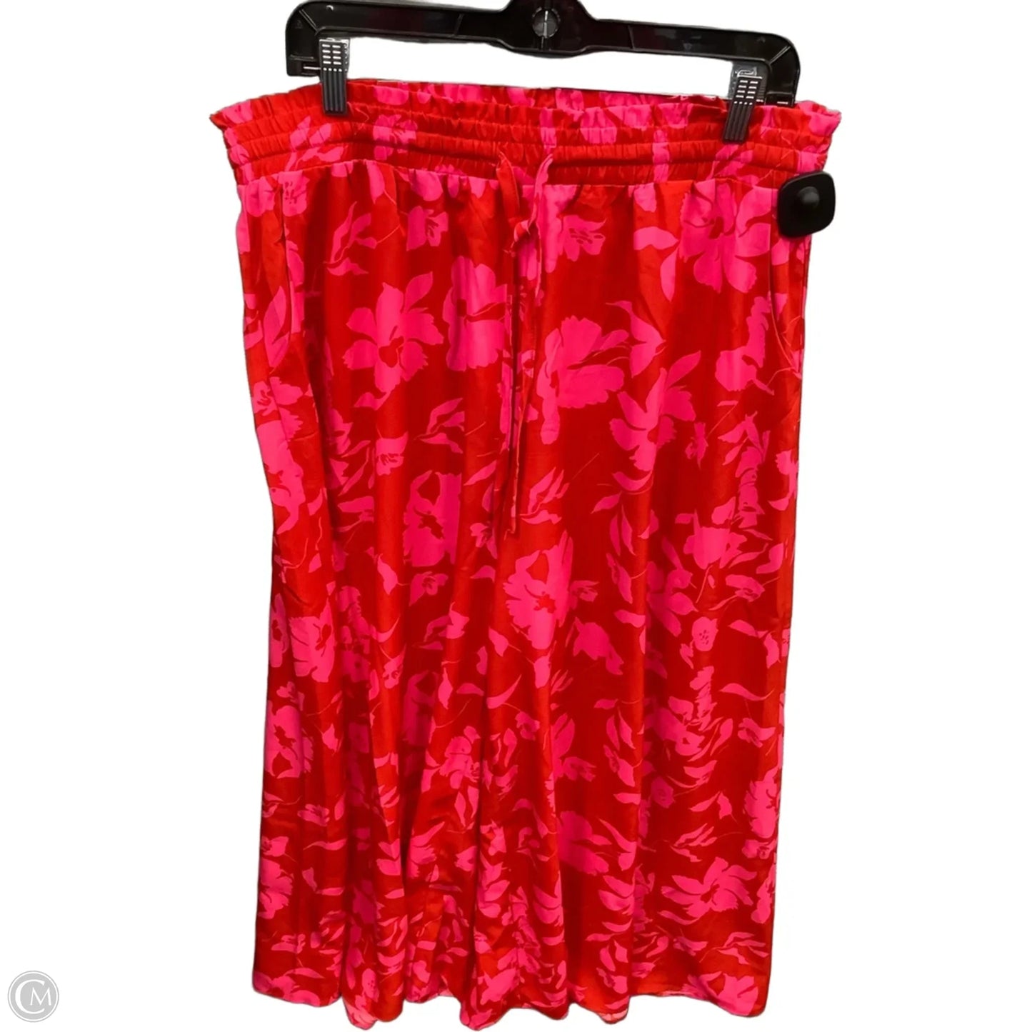 Pants Wide Leg By Prettygarden In Red, Size: 14