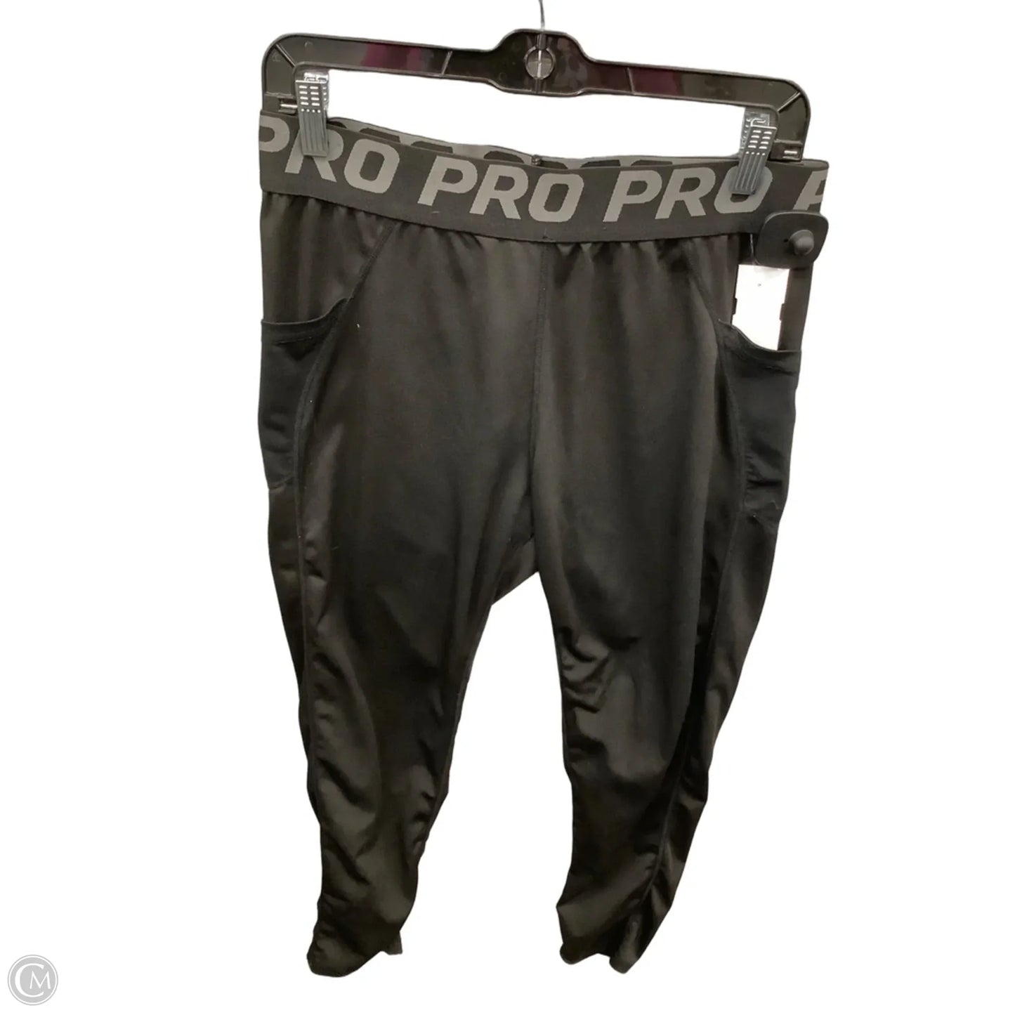 Athletic Leggings By Pro Player In Black, Size: Xxl