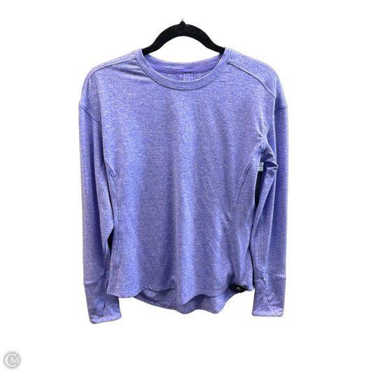 Athletic Top Long Sleeve Crewneck By Avia In Purple, Size: M