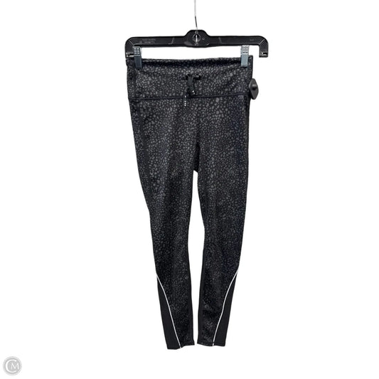 Athletic Leggings By Fabletics In Black & Grey, Size: S
