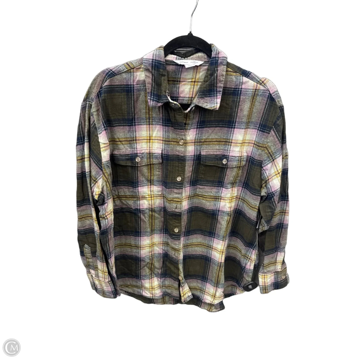 Top Long Sleeve By Old Navy In Green, Size: L