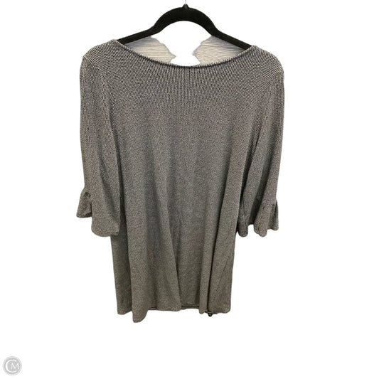 Dress Casual Short By J. Jill In Black & Grey, Size: M