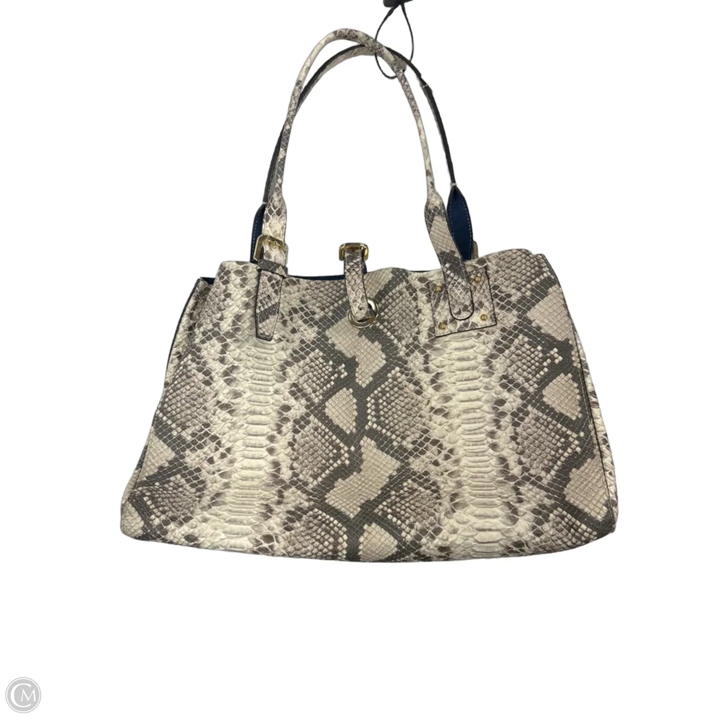 Handbag Leather By Clothes Mentor, Size: Large