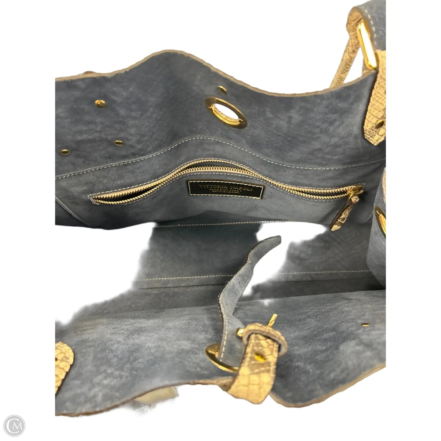 Handbag Leather By Clothes Mentor, Size: Large