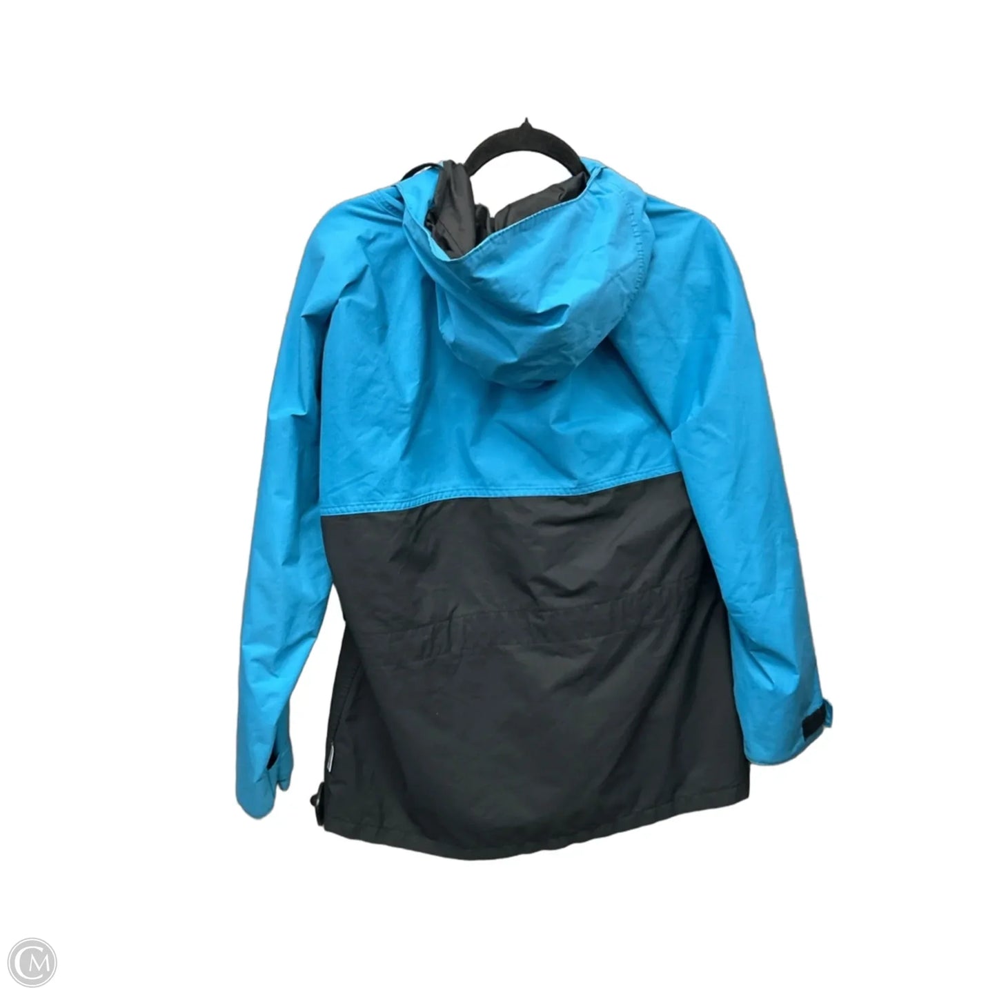 Coat Raincoat By Rei In Blue, Size: M