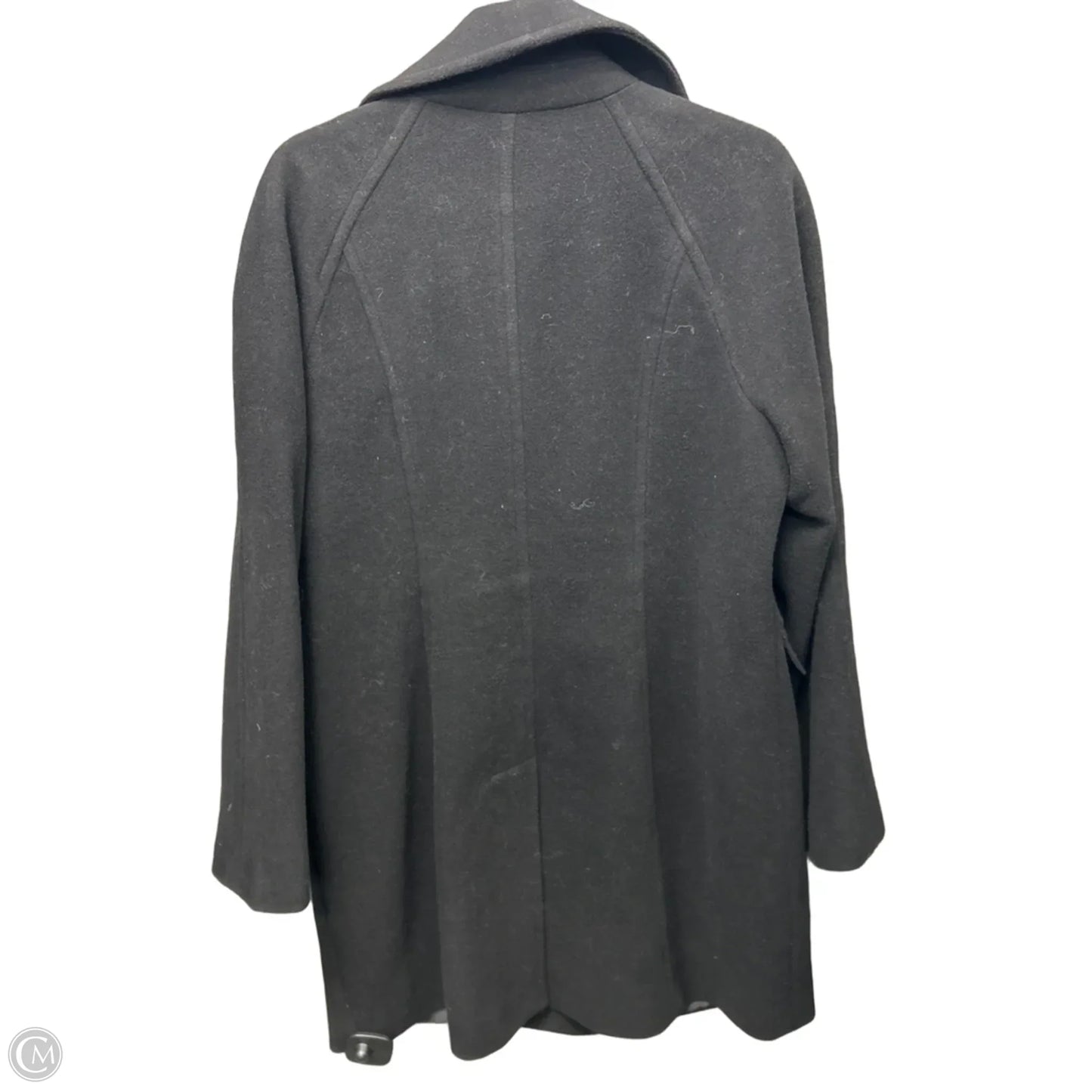 Coat Peacoat By Clothes Mentor In Black, Size: M