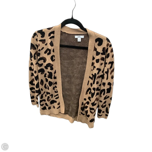 Sweater Cardigan By Croft And Barrow In Brown, Size: Xsp