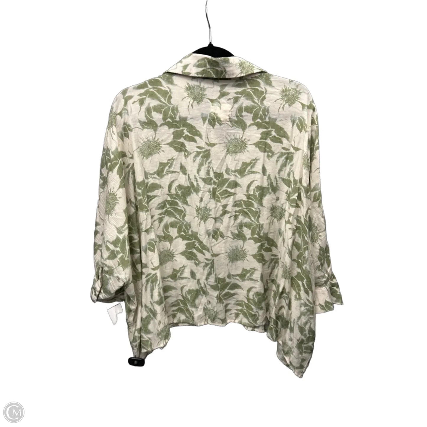 Top Short Sleeve By Umgee In Green, Size: M