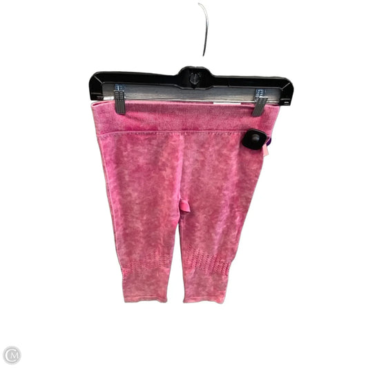 Athletic Leggings Capris By Xersion In Pink, Size: M