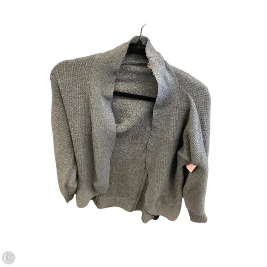 Sweater Cardigan By Pink Rose In Grey, Size: S
