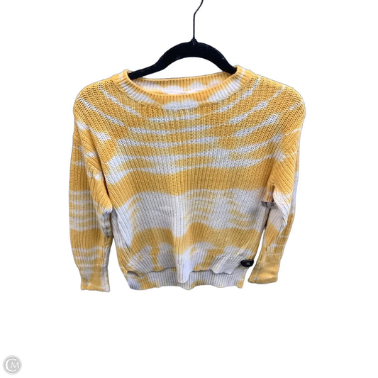Sweater By Time And Tru In Yellow, Size: M