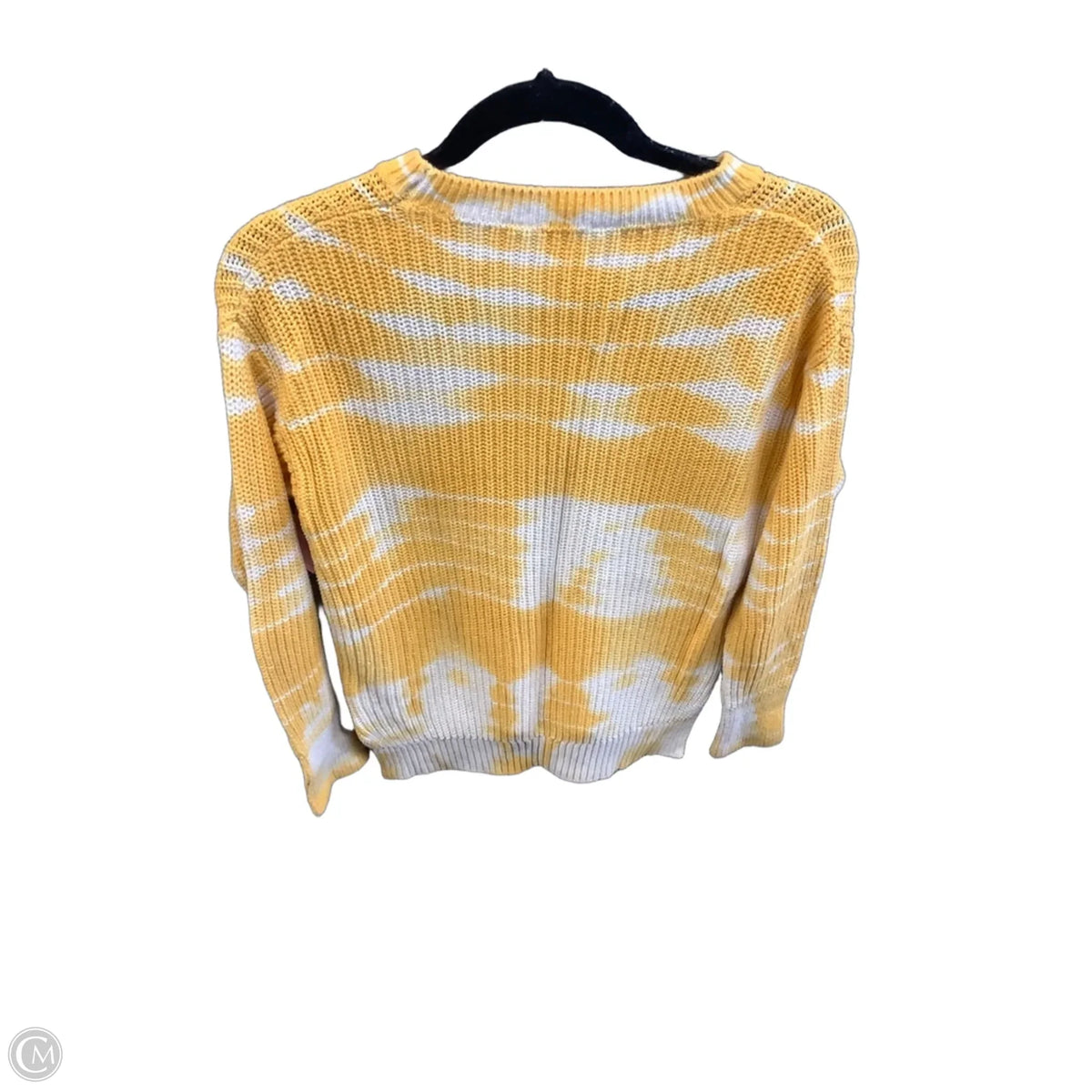 Sweater By Time And Tru In Yellow, Size: M
