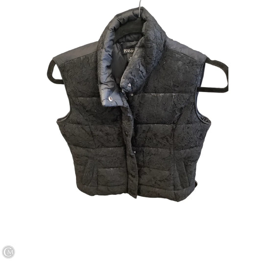 Vest Puffer & Quilted By Roz And Ali In Black, Size: Xs