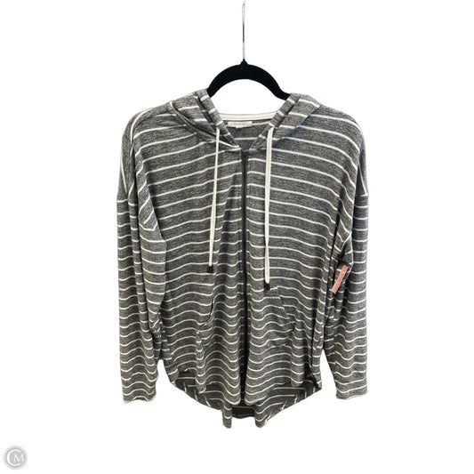 Sweatshirt Hoodie By Maurices In Grey, Size: L