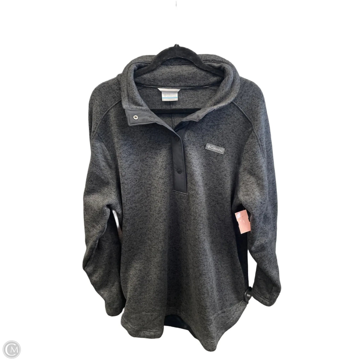 Sweatshirt Collar By Columbia In Grey, Size: 1x