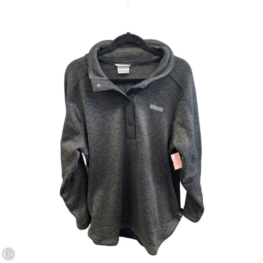 Sweatshirt Collar By Columbia In Grey, Size: 1x