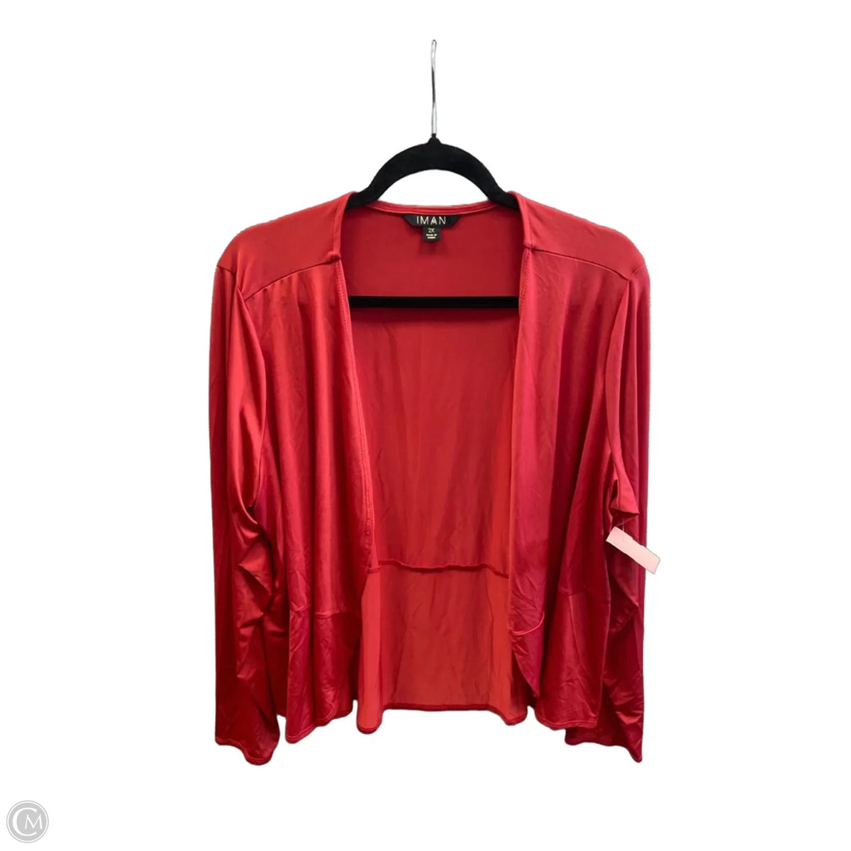 Cardigan By Iman In Orange, Size: 2x
