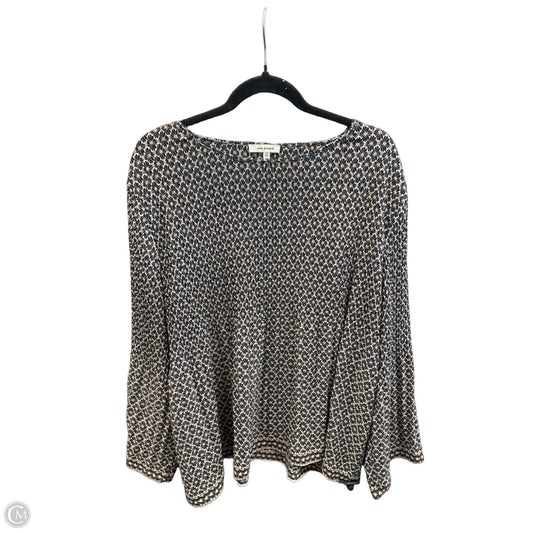 Top Long Sleeve By Max Studio In Black, Size: 2x