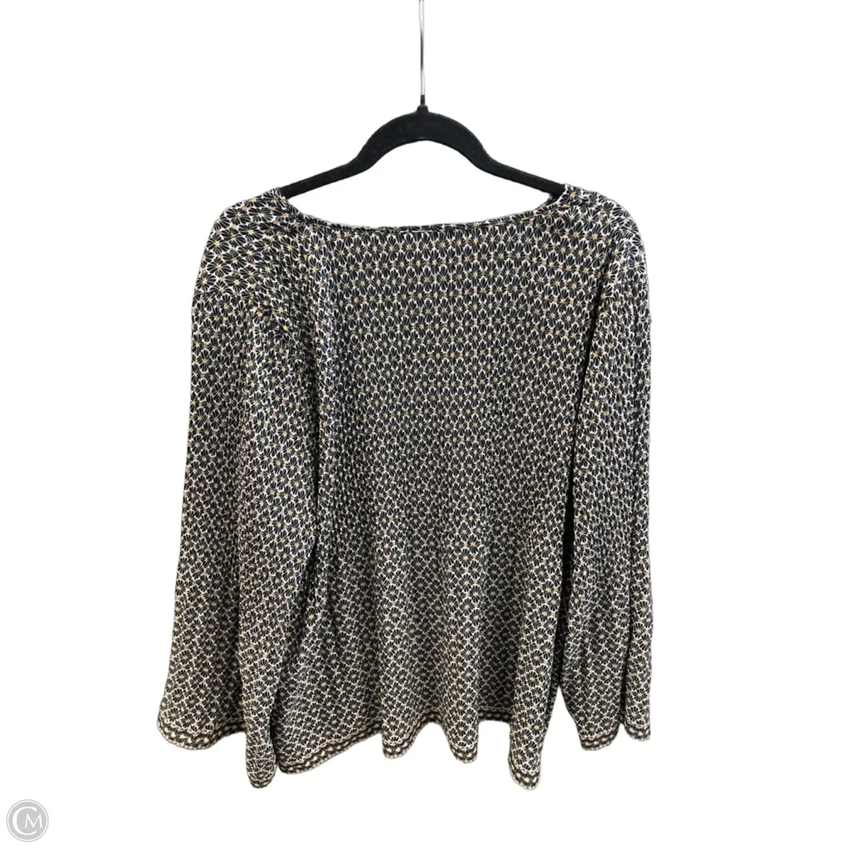 Top Long Sleeve By Max Studio In Black, Size: 2x