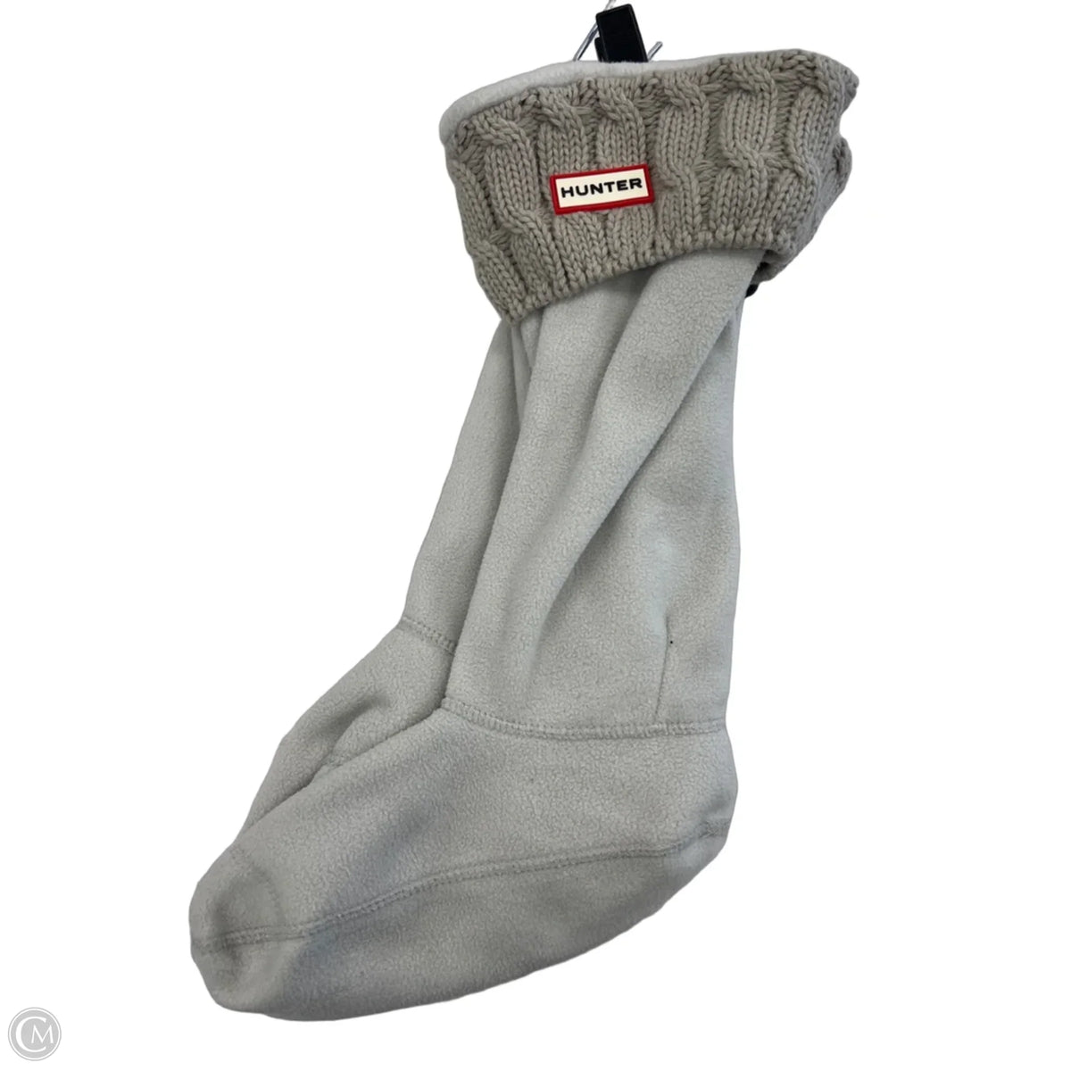 Socks Designer By Hunter In Grey, Size: Osfm
