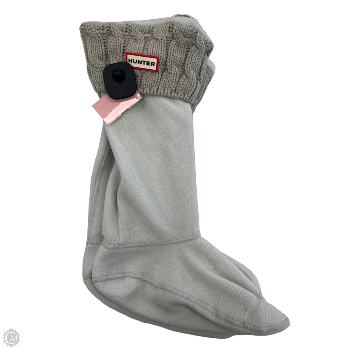 Socks Designer By Hunter In Grey, Size: Osfm