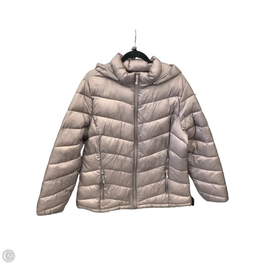 Coat Puffer & Quilted By Charter Club In Mauve, Size: Xl