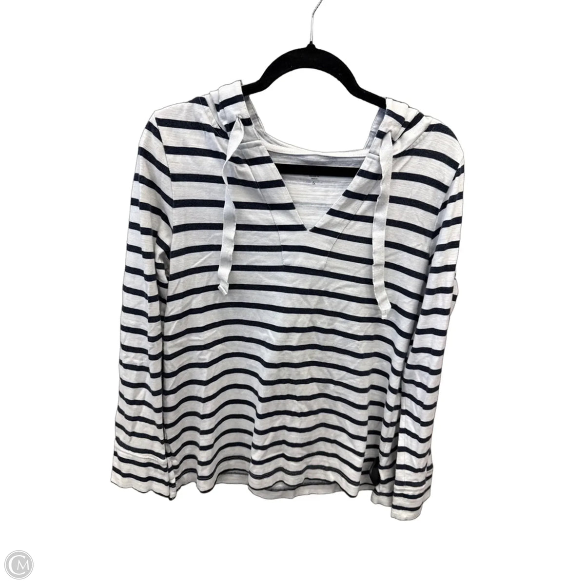Top Long Sleeve By Loft In White, Size: S