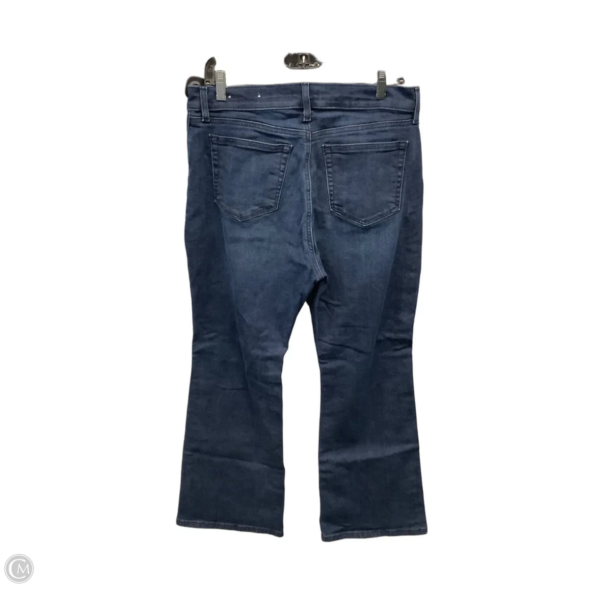 Jeans Flared By Loft In Blue Denim, Size: 12p