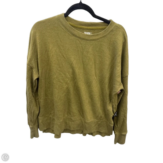 Top Long Sleeve By Time And Tru In Green, Size: M