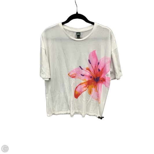 Top Short Sleeve By Wild Fable In White, Size: S