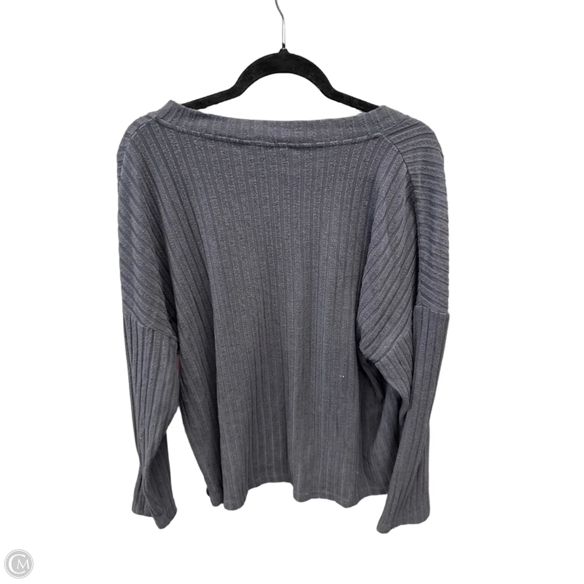 Top Long Sleeve By Prettygarden In Grey, Size: M