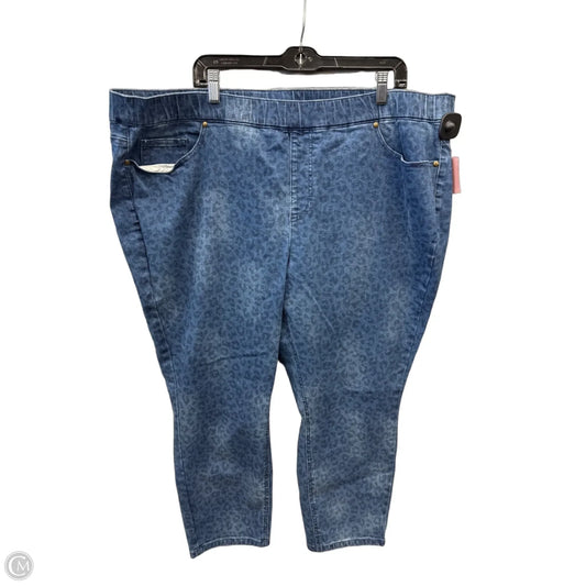 Jeans Jeggings By Isaac Mizrahi Live Qvc In Blue Denim, Size: 24