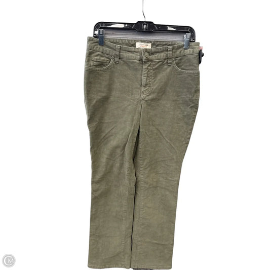 Pants Corduroy By St Johns Bay In Green, Size: 8