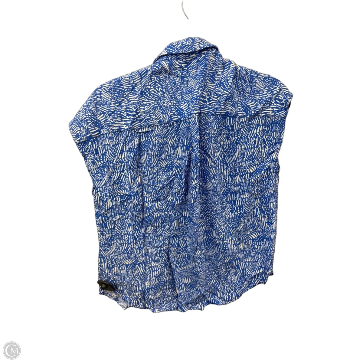 Top Short Sleeve By C By One In Blue, Size: M