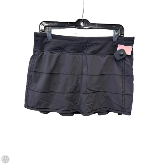 Athletic Skort By Lululemon In Black, Size: M
